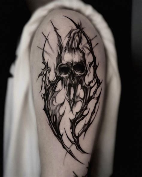 dark tattoo designs|dark woman face tattoo design.